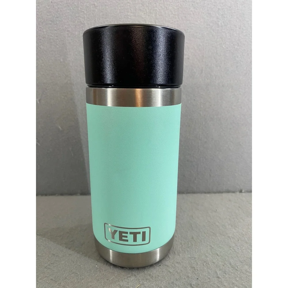 YETI Rambler 12 oz Bottle HotShot Cap Seafoam Eldora Mountain Nederland CO‎